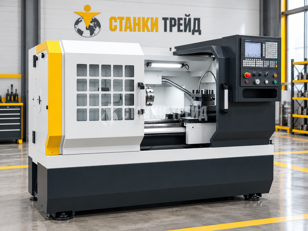 Токарный станок с ЧПУ Орсон 6150/РМЦ750, GSK980, 4 инструмента
