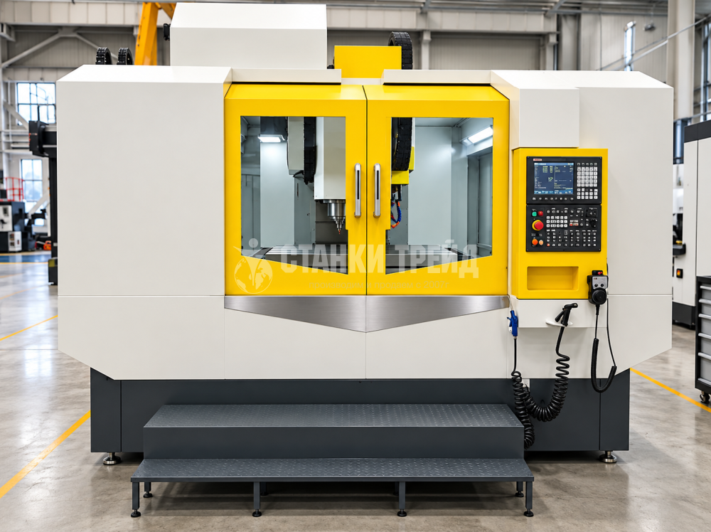 Немецкий Вертикальный Фрезерный Центр V1370L. Fanuc. Рабочий стол 1400*700.