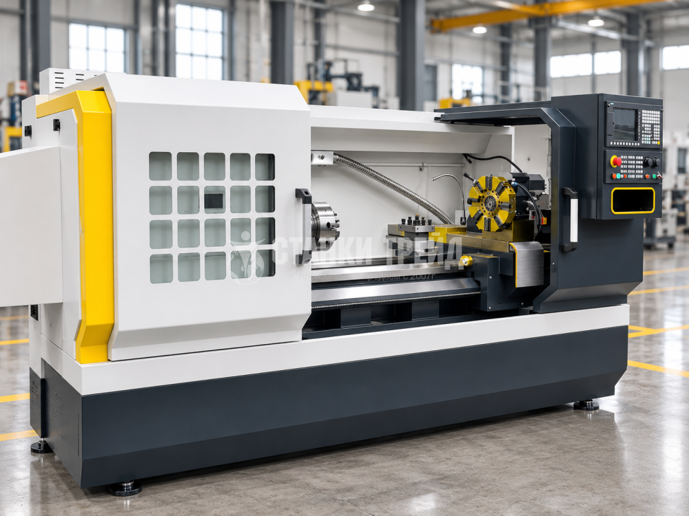 Токарный станок с ЧПУ Орсон 6150/РМЦ750 Siemens 808D, 2500 об/мин,  8 инст