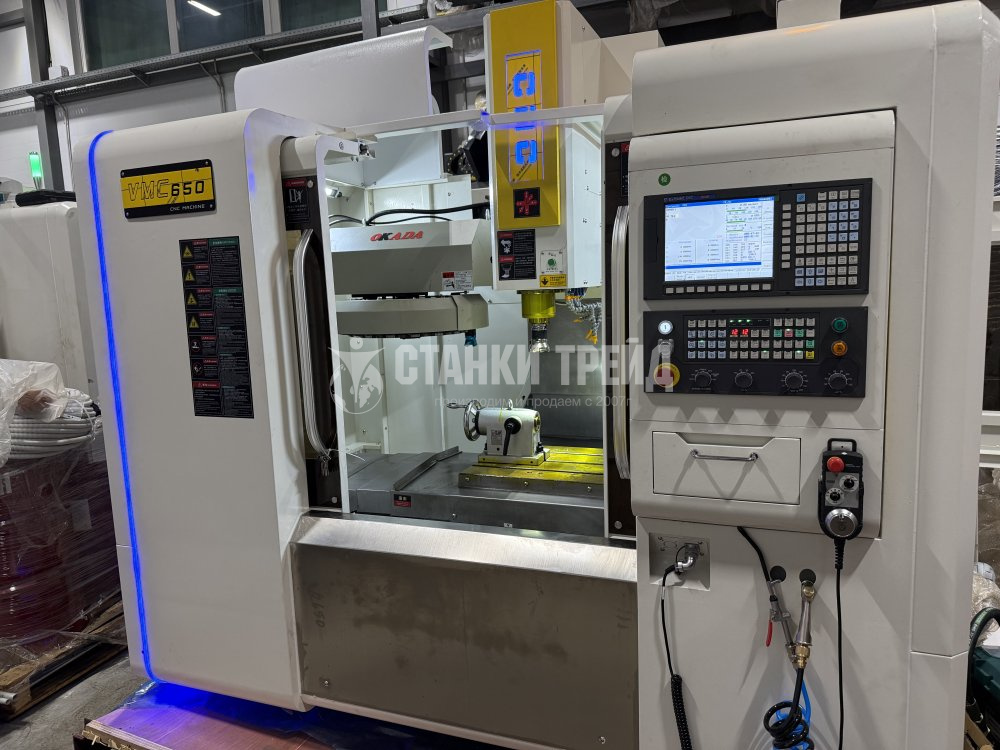 Вертикальный обрабатывающий центр ORSON VMC650 3 осевой, GSK25i, рабочий стол  800*400.