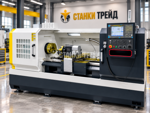 Токарный станок с ЧПУ Орсон 6150V/РМЦ1500 Fanuc 0I TF, расстояние между направляющими 400 мм, двигатель 7,5 кВт, гидр.патрон отверстие 80 мм, 6 инструмента