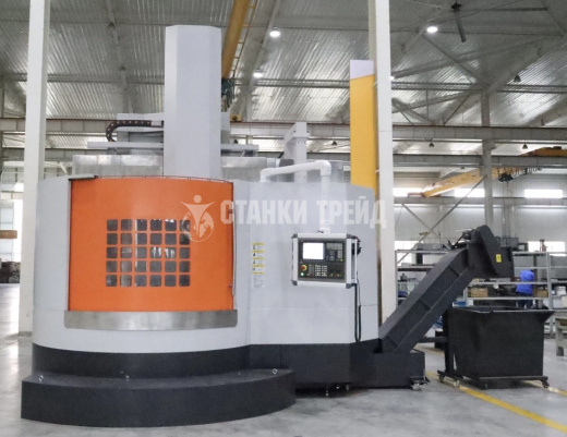 Вертикальный Токарно-Карусельный Центр с ЧПУ Орсон CK5112/1200, система управления GSK980TDi диаметр обработки до 1250 мм, высота обработки до 1200 мм