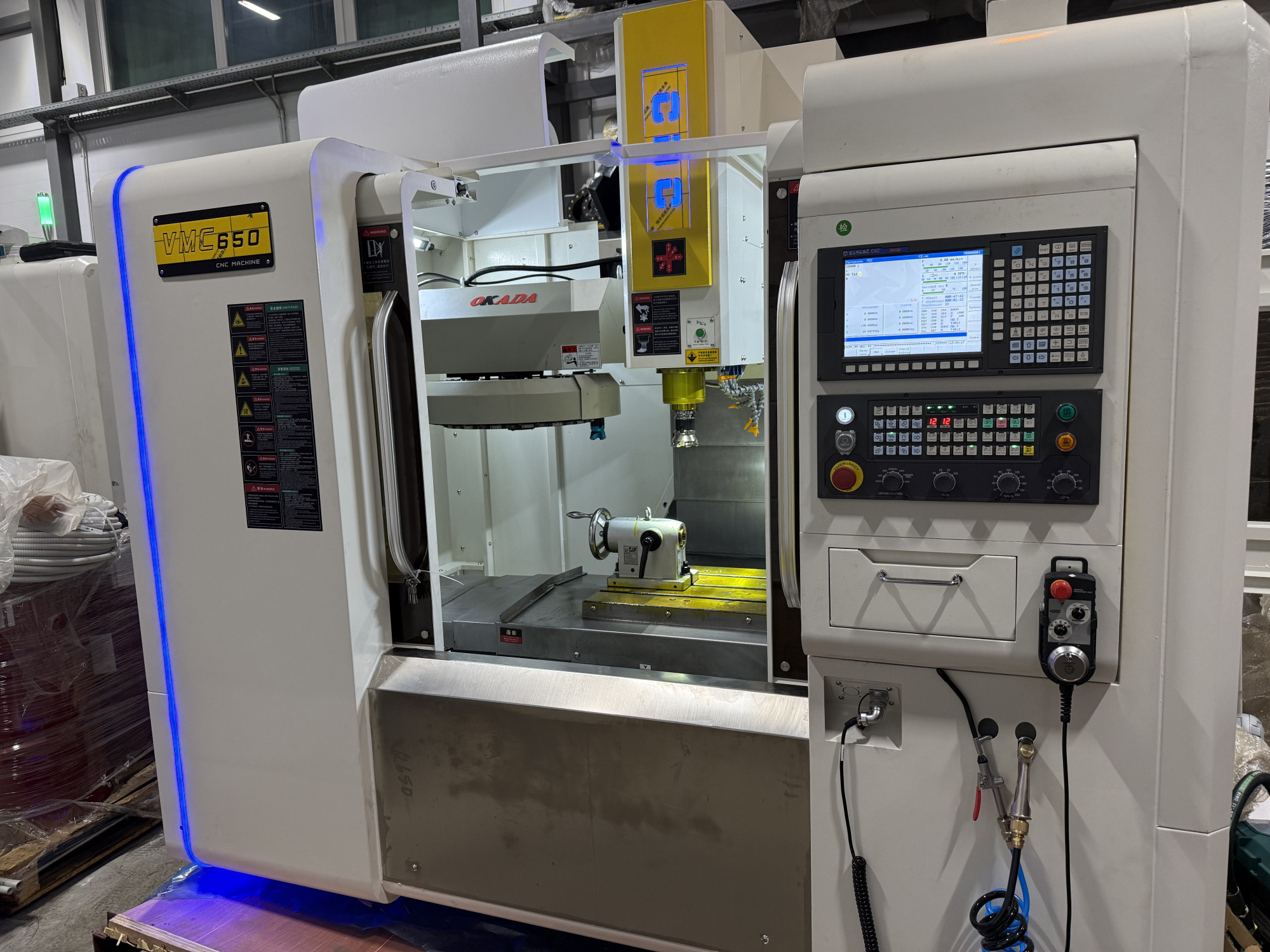 Вертикальный обрабатывающий центр Орсон VMC650. Без смены инструмента. 3 осевой, рабочий стол 800*400.
