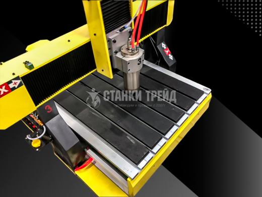 Фрезерный станок Orson 6060, 220 В, настольный, рельс.напр. Макс.размер обработки 600*600 мм